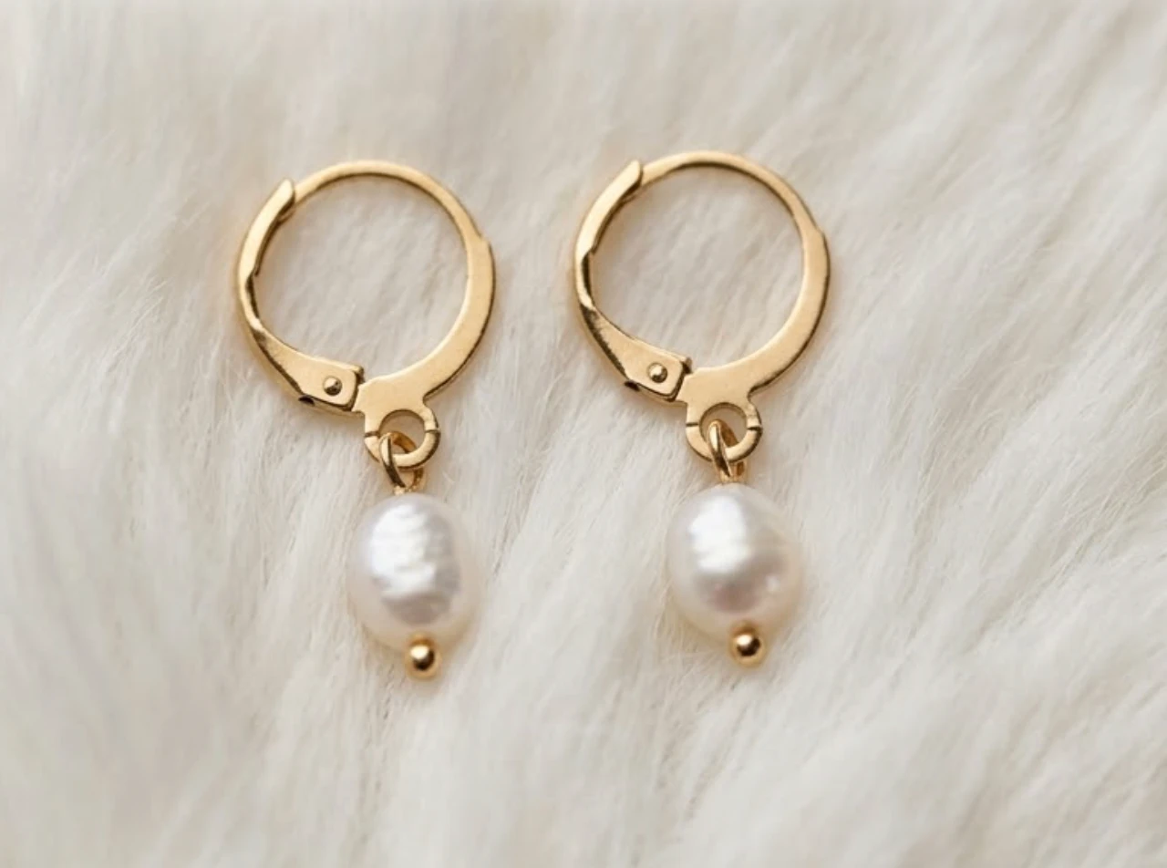 Boucles d'oreilles perles